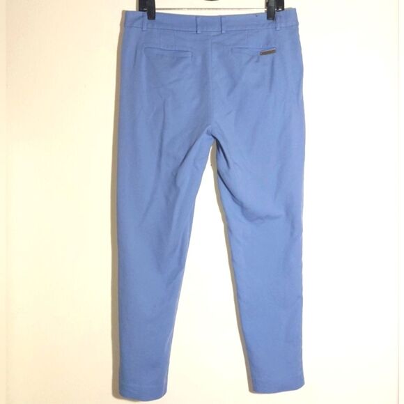 Jones New York Signature Womens Grace Ankle Cotton Stretch Pants Blue Size 8 EUC - Picture 6 of 13